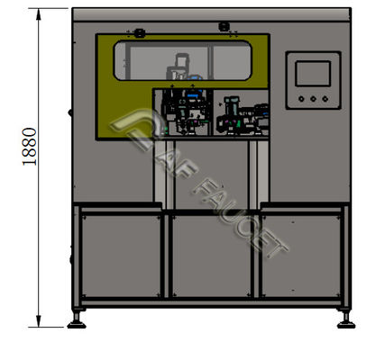 RTAF-RB0408-4-Spindle 8 stacji Maszyna do szczotkowania dla małych części Maszyna do rysowania drutu CNC