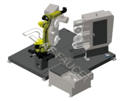 70dB Robot Grinder Automatyczna Maszyna do szczotkowaniaHybrid Grinding And Brushing Equipment