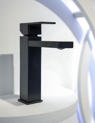 RTAS1612-PVD Matte Black,PVD Jet Black Coating Machine,Brass Faucets Czarne powłoki,Ranny ze stali nierdzewnej,Dusz ABS
