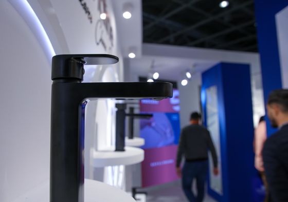 RTAS1612-PVD Matte Black,PVD Jet Black Coating Machine,Brass Faucets Czarne powłoki,Ranny ze stali nierdzewnej,Dusz ABS