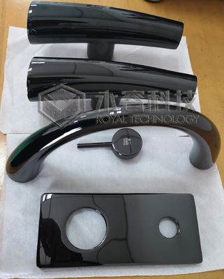 RTAS1612-PVD Matte Black,PVD Jet Black Coating Machine,Brass Faucets Czarne powłoki,Ranny ze stali nierdzewnej,Dusz ABS