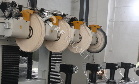 Maszyna do polerowania kranów z pełnym sterowaniem cyfrowym Maszyna do polerowania robotów 3000 mm × 4 stali węglowej